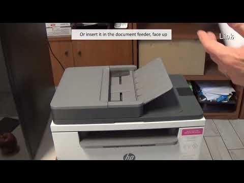 HP Laserjet M234 M233 MFP How to scan a document