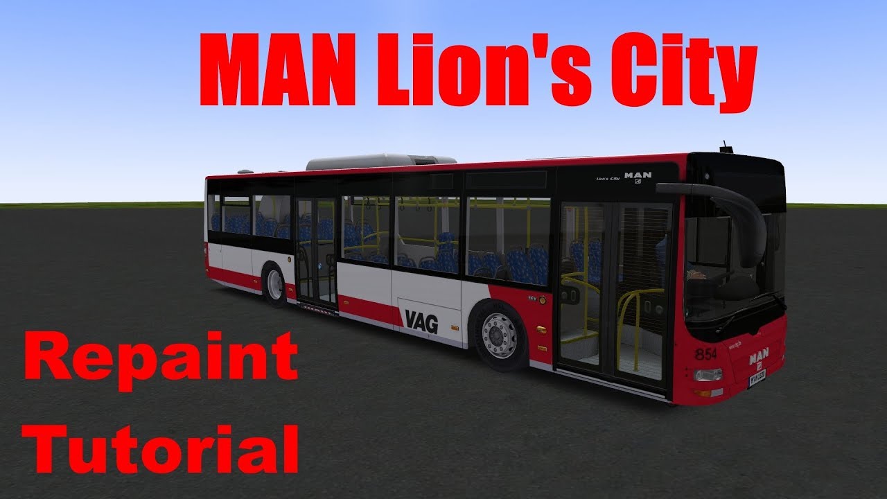 #18 OMSI 2 MAN Lion's City Repaint Tutorial (VAG)