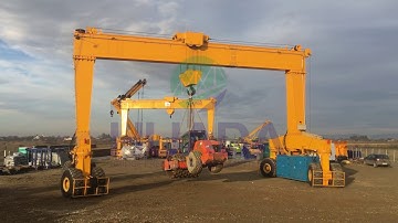Straddle Carrier Load Test at Casting Yard | RTG Crane Function Guide
