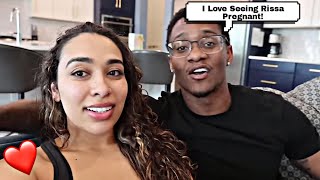 Riss And Quan, Quan Admits He Loves Seeing Rissa Pregnant Caught On 4K!!