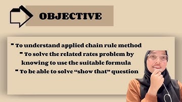 MAT183- VIDEO ASSIGNMENT: APPLICATION OF DIFFERENTIATON