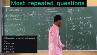 Most Repeated Mathematics Past Questions Solved | Post UTME & JAMB 2025 Preparation screenshot 4