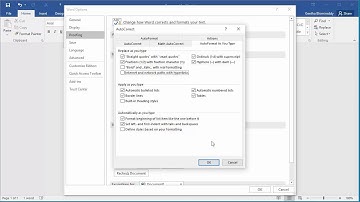 How to Turn off Automatic Hyperlink Creation in a document in Word 2016