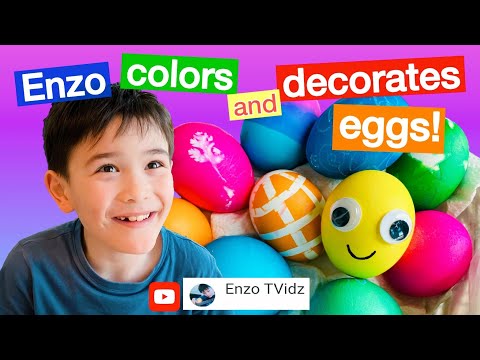 Video: A Way To Decorate Decorative Easter Eggs