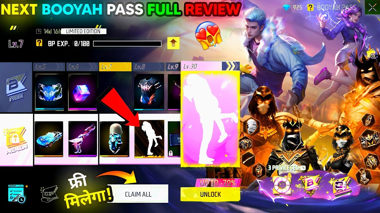 Next Booyah Pass Free Fire 🔥🤯🥳| September booyah pass free fire | October booyah pass free fire 2025