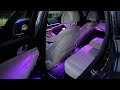 BMW X6 2021 Night Interior Ambient Lighting