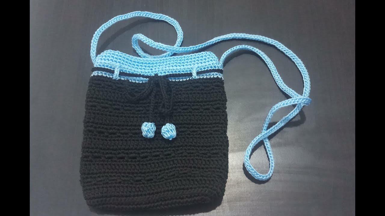 Tutorial Part 9 Crochet Membuat Tas  Mini  Rajut  YouTube