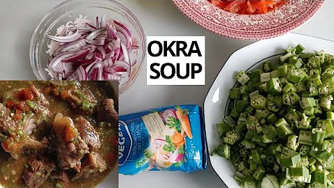 How to make okra soup/Very easy and tasty beef okra soup/ BB physiofood