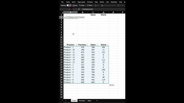 Inventory Insights: Excel