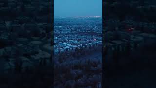 Entire subdivision experiences power outage after intense ice storm #ottawa #onstorm #canada #drone