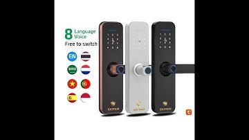 Hướng dẫn sử dụng và cài đặt khoá cửa thông minh SAIYAN G7