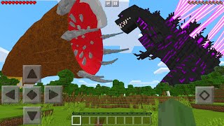 Encontré a SHIN GODZILLA vs JEFES MODULARES en Minecraft Pocket Edition...