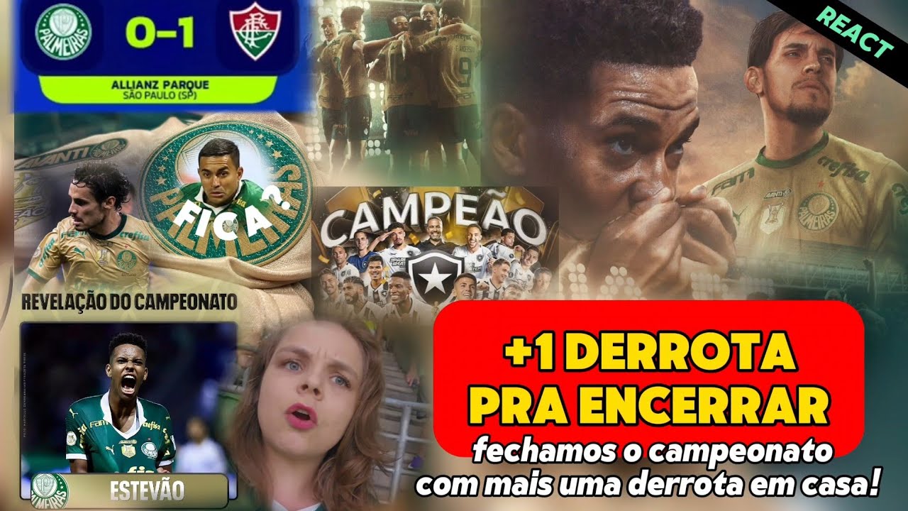 [DIRETO DO ALLIANZ] PALMEIRAS CONQUISTA MAIS UMA DERROTA NO CAMPEONATO | BOTAFOGO CAMPEÃO 2024