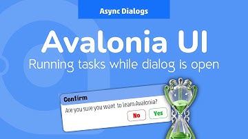 29. Avalonia UI Real World (Async Dialog)