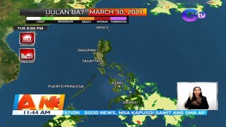 Weather Update As Of 11:44 Am (March 30, 2021) Bt