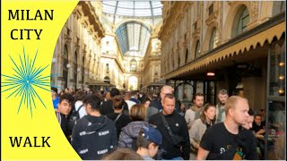 MILAN CITY WALK 🇮🇹 ITALY 4K Duomo - Galleria Vittorio Emanuele Milano City Walk