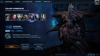 Starcraft 2 Legacy of the Void Coop - Brutal Void Launch with Zagara