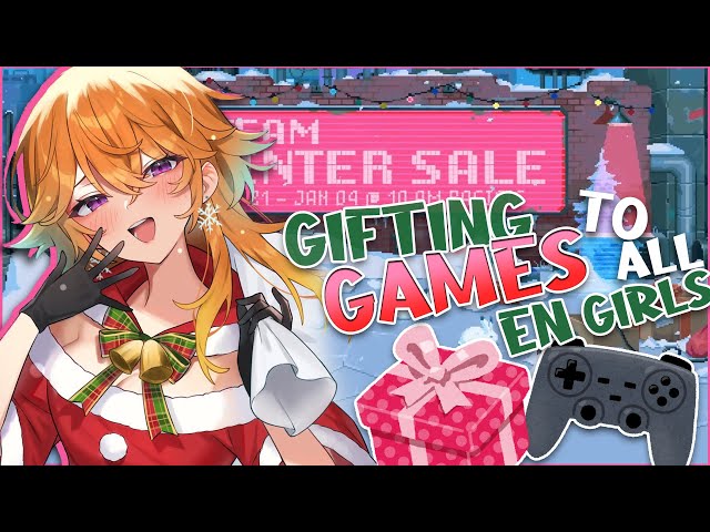 【STEAM SALE】Let's go shopping for GIFTS !!!! What would the GIRLS want? #kfp #キアライブのサムネイル