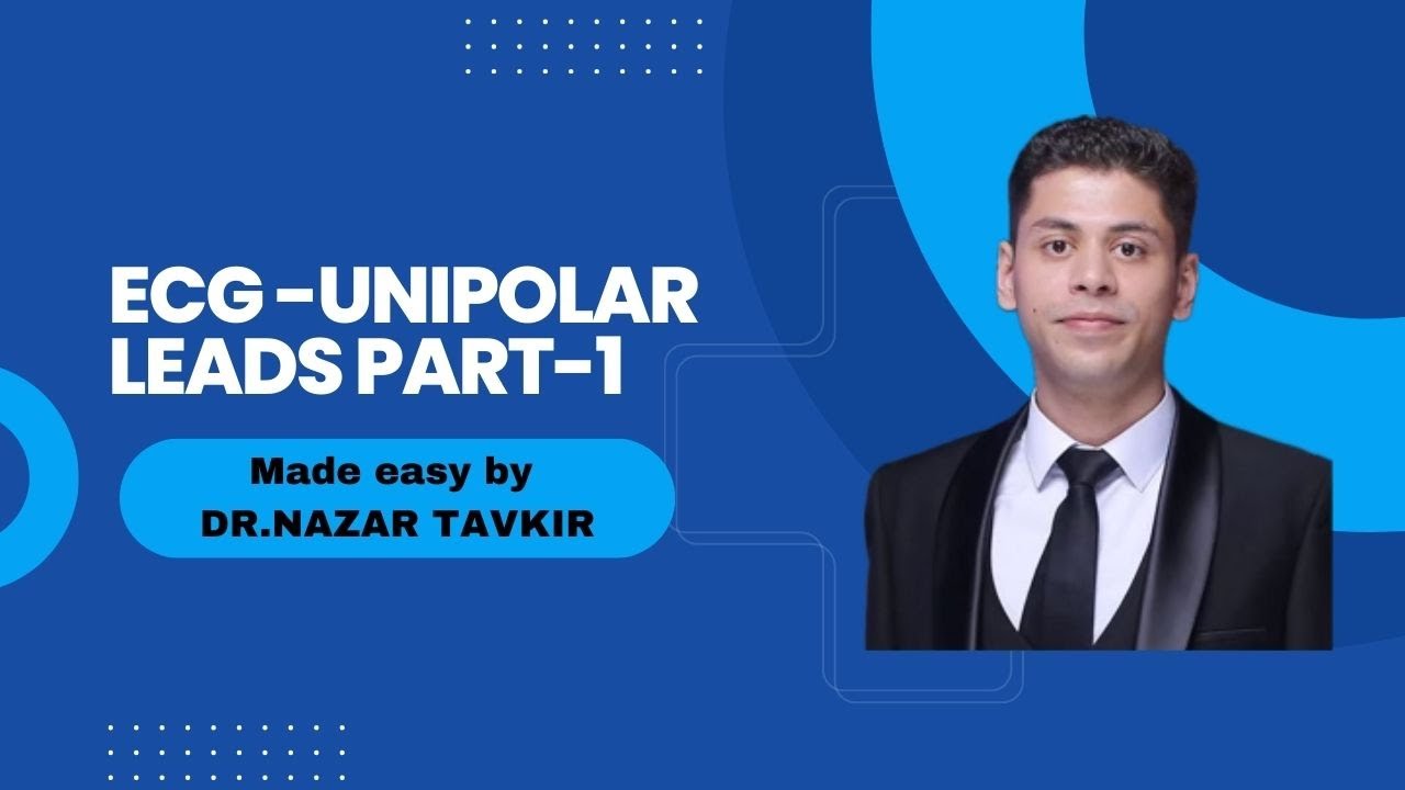 MEDICINE-ECG UNIPOLAR LEADS PART-1