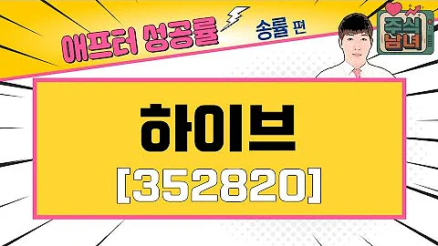 [애프터성공률] 주식남녀 / 애프터 공략주! 하이브(352820)를 공략하는 이유 / 매일경제TV