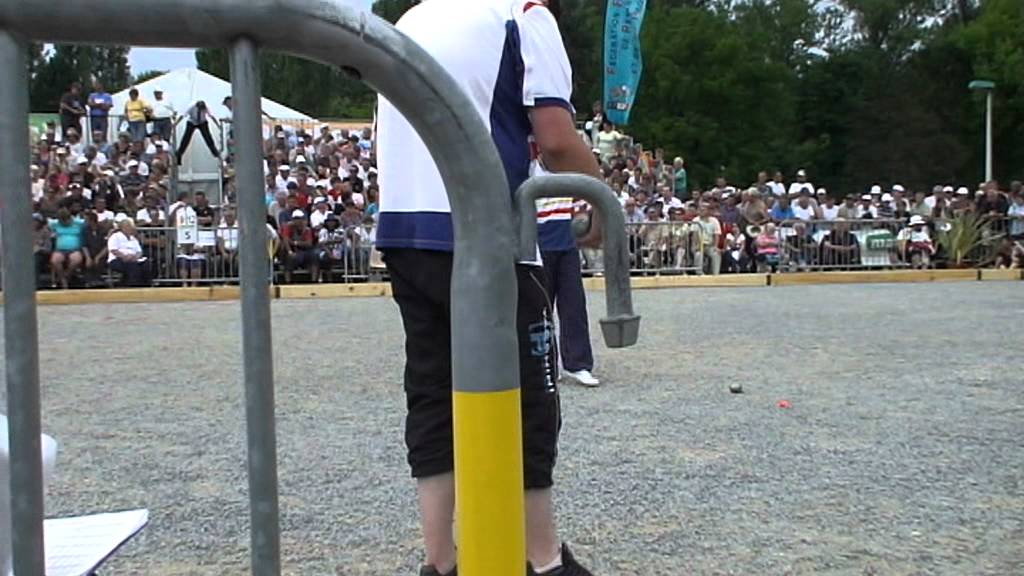 Miniature : Sport pétanque : finale du Championnat de France tête à tête 2011
