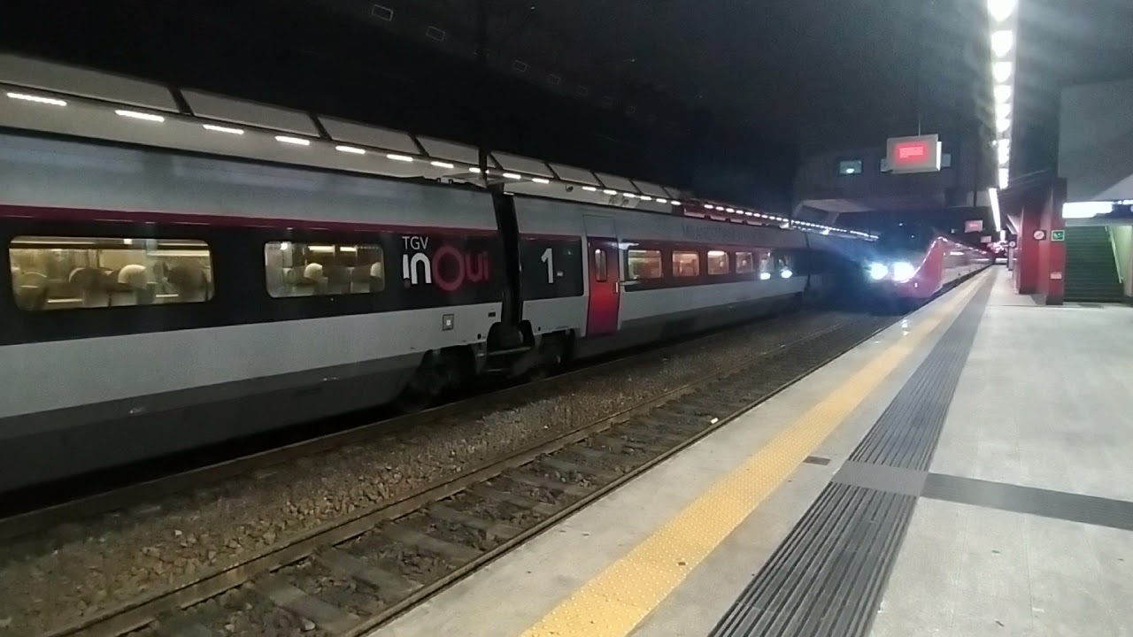 TGV INOUI Paris, Lyon, Turin, Milan. + ITALO Napoli centrale Torino PN.