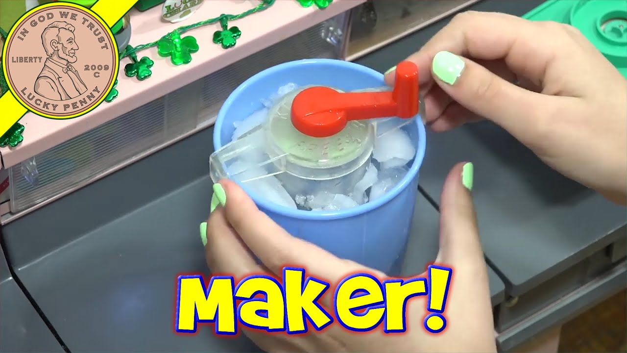 Miniature Ice Cream Maker! We Make Mint Chocolate Chip Ice Cream YouTube