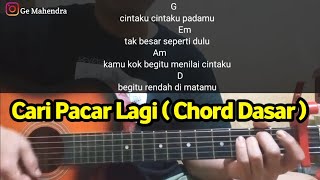 Kunci Gitar CARI PACAR LAGI - ST 12 | Chord Gampang Buat Pemula