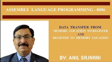 Data Transfer from Memory Location to Registers and Registers to Memory Location in EMU8086 Emulator