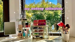 minimal makeup collection of a 16 year old | aesthetic vanity tour 2021