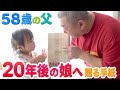 【20年後の君へ】まもなく2歳になる娘へ。毎年手紙を書くことにしました【20年後は78歳】
