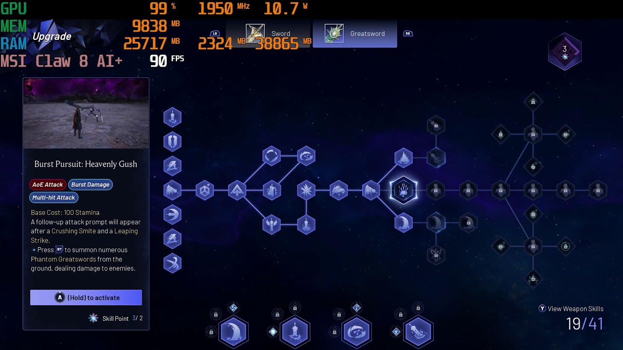 Lost Soul Aside on MSI Claw 8 AI+| Streaming Test + Gameplay Performance