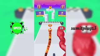 🐍 SNEK RUN 3D EXTREME CHALLENGE | Biggest Snake Race Ever | SumitPlayz3 screenshot 4