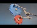 #122 Dual Crank-Wrist Spur Gear Variable Traverse – 507 Mechanical Movements 3D Animation