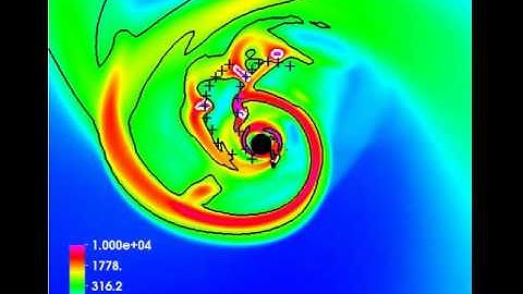case B-NF-HR4-m20: fragments migrating inward through an accretion disk