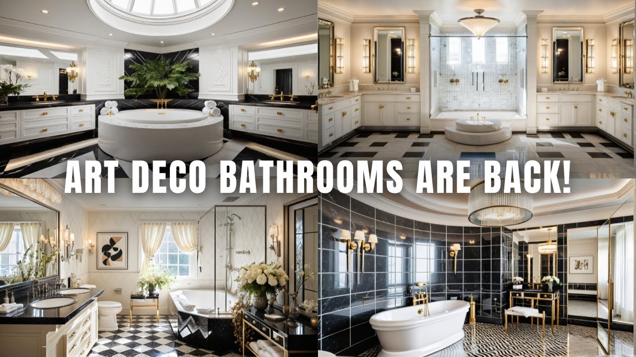 How to Create an Elegant Art Deco-Inspired Bathroom