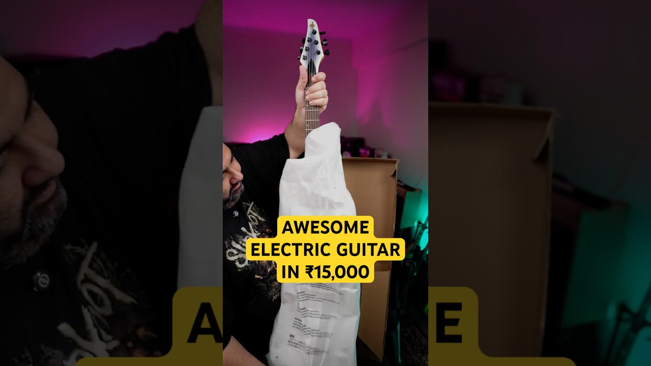 CRAZY ELECTRIC GUITAR FOR BEGINNERS ON AMAZON - Donner DMT-100 #bestguitarforbeginners #donnermusic