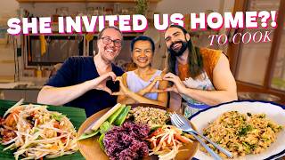 A Thai Local Invited Us Into Her Home to Cook REAL Isan Food 🇹🇭