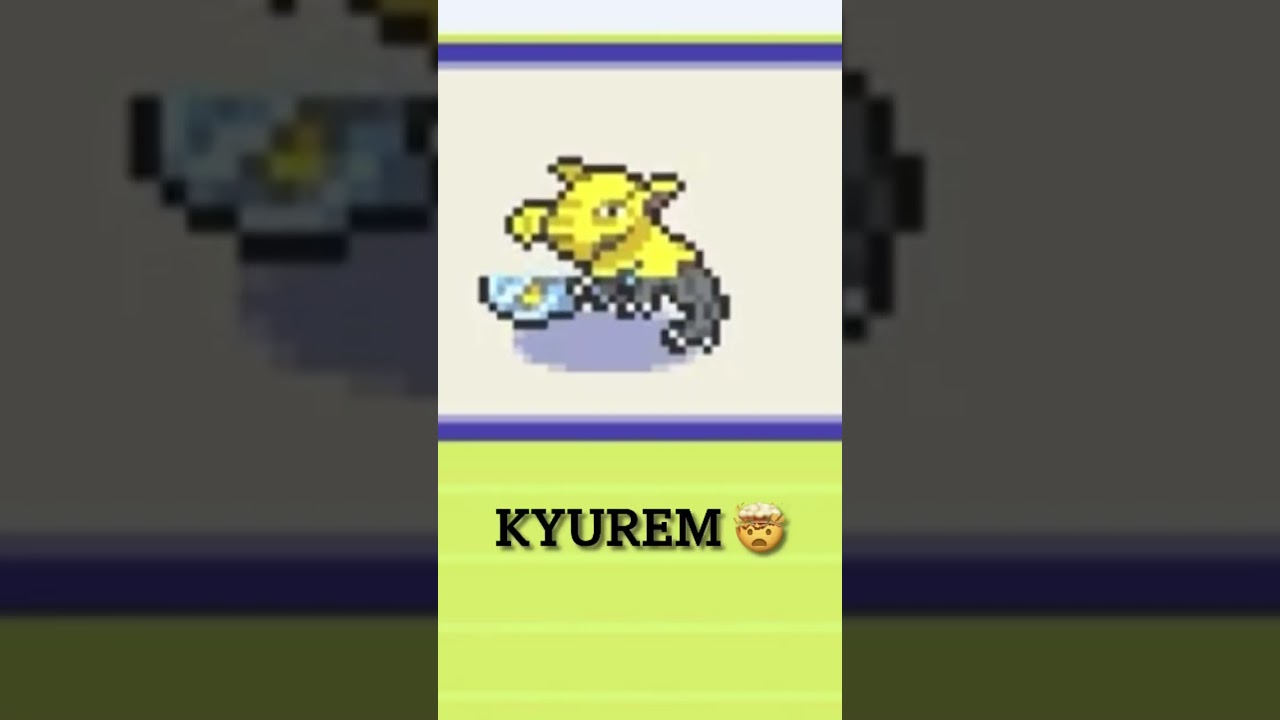 Was not expecting Kyurem! (Infinite Fusions Soulocke)