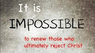 Hebrews 6:4-6 explained by Sam Shamoun