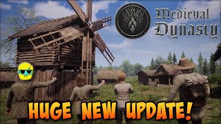 Medieval Dynasty | First Look at Huge New Map and Update! | Episode 1