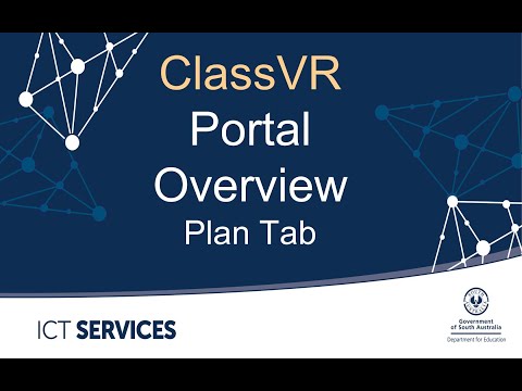 CLASSVR Portal Overview - Plan Tab