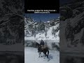 Just do it | RDR 2 | Arthur Morgan #aesthetic #vibe #nature #snow #mountains #horse #landscape