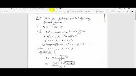 Lecture # 03, Math-113/123, First year Mathematics Ex 1.1 Q3