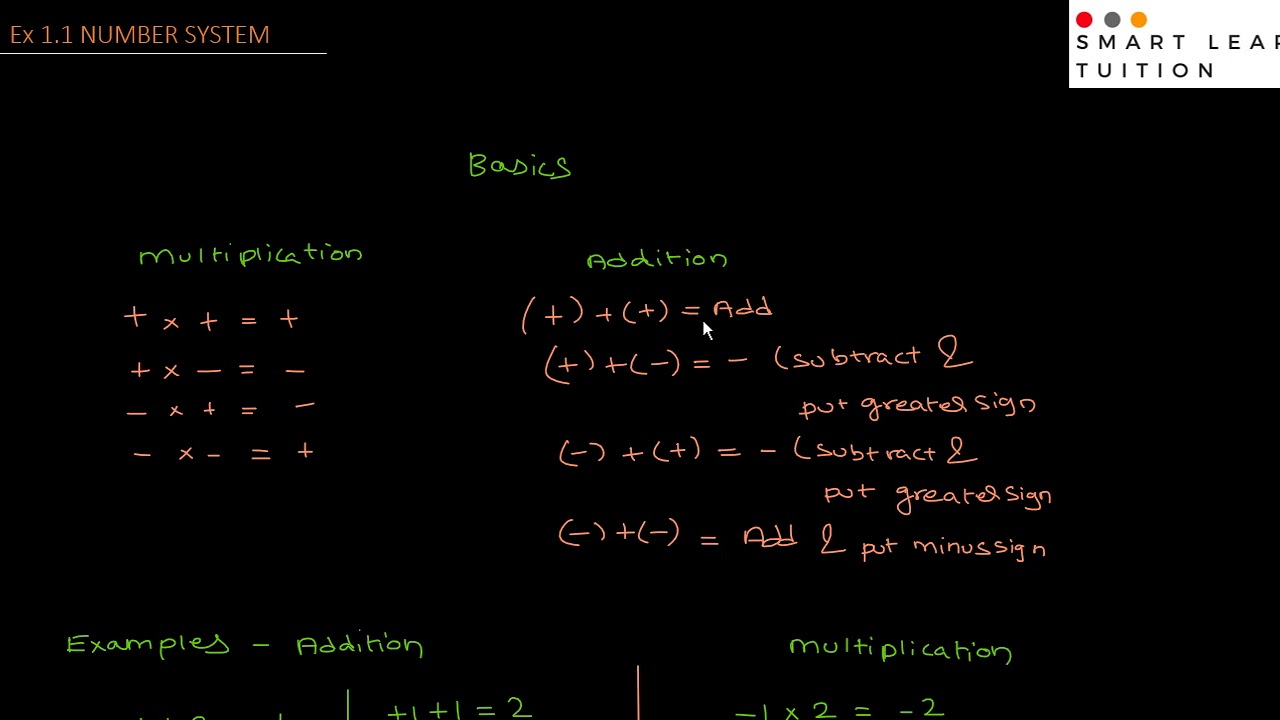 7th Maths Basic mathematical operations - Ex 1.1 NUMBER SYSTEM - YouTube