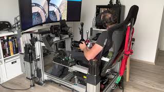 VR with Microsoft Flight Simulator 2020 + High End Motion Simulator | F15-C Nevada Las Vegas