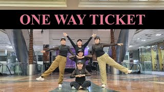 ONE WAY TICKET - Line Dance (Gentle Exersice)  by South Korea - demo by Qansa D liners