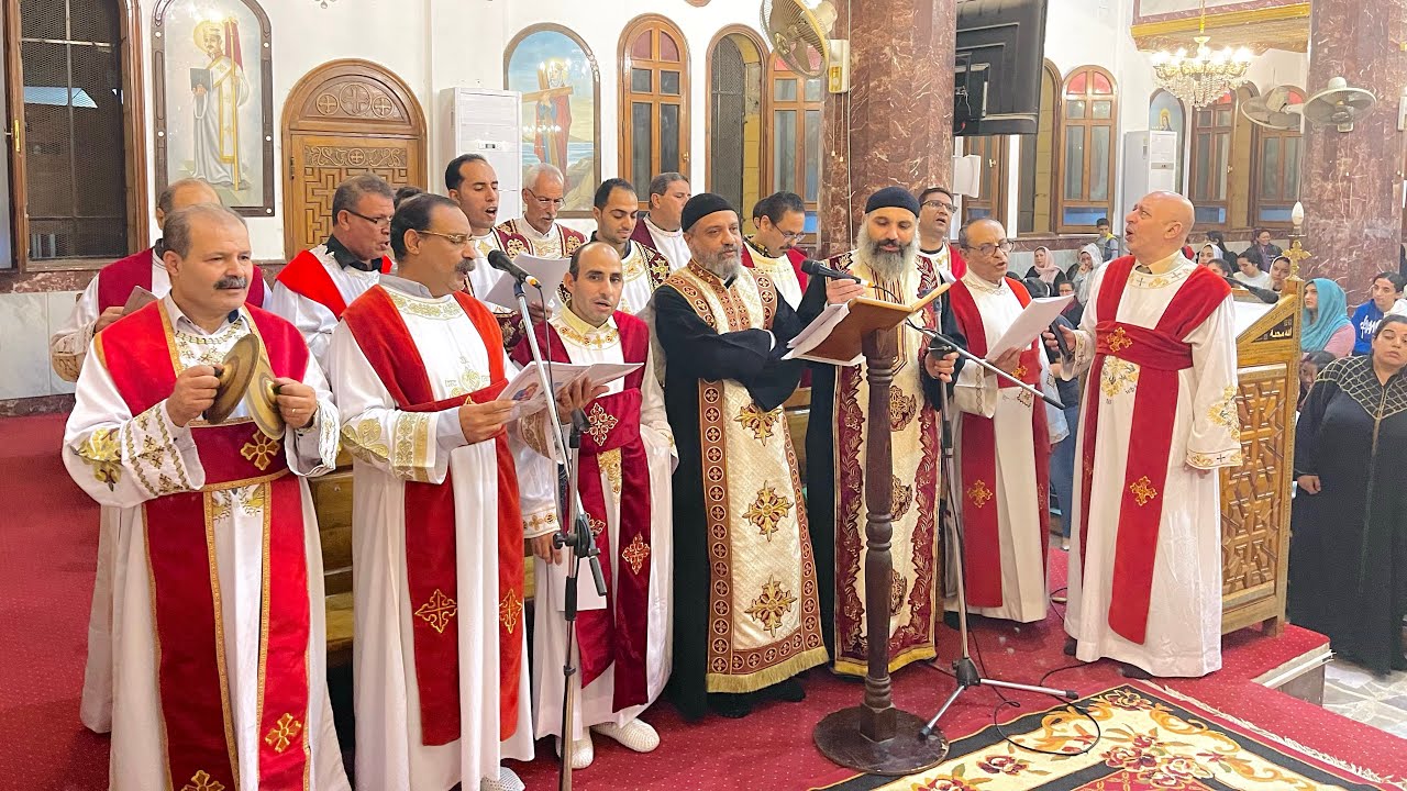 لحن مارين اوونه | مرتلين الزقازيق بكنيسة مارجرجس بكفر يوسف سلامة ♥️