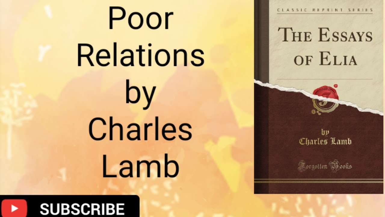 poor relations by charles lamb essay