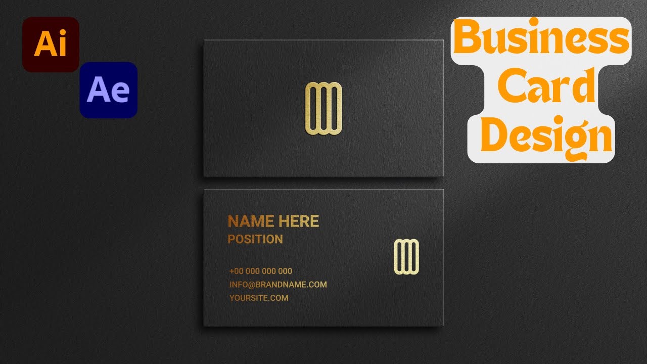 Professional Business Card Design in Photoshop